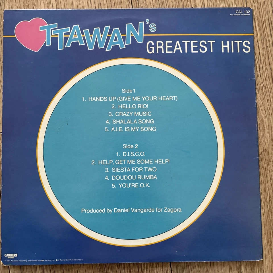 Ottawans Greatest Hits 1981 NM/VG+ NCB Scandinavian Press NCB Vinyl LP Disco Pop - Image 2 of 4