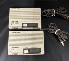 Pair Vintage Realistic Plug N Talk 2 Station FM Wireless Intercom 43-207C