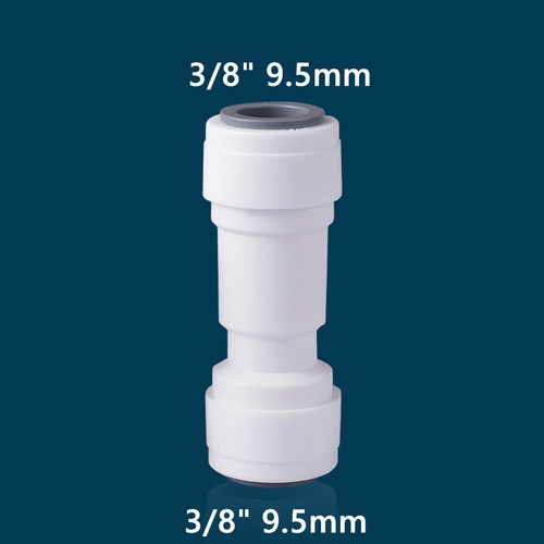 1/4" 3/8" Push Fit Connector Adapter Valve RO Fridge Water Filter Quick Fittings - Afbeelding 76 van 92