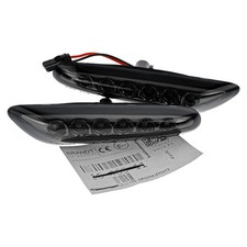 SEITEN BLINKER Blinkleuchten LED Schwarz für BMW 1er E81 E87 04-11 E82 E88 07-13