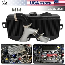 Top Mount Intercooler Kit Y Pipe For Subaru 02-07 Impreza Wrx Sti Ej20 Ej25 2.5l