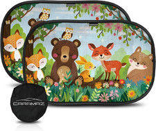 Car Window Shade for Baby with Certified Uv-Protection 2 Pack - 20"X12"