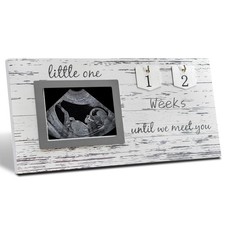 Sonogram Countdown Frame   Pregnancy Ultrasound Picture Frame, Baby Nursery D...