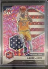 2020-21 Panini Mosaic - National Pride LeBron James #247 Pink Camo Mosaic Prizm