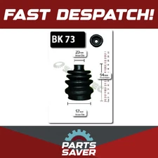 CV Joint Boot fits VAUXHALL ASTRA Front Inner 1979 on Manual Transmission C.V.