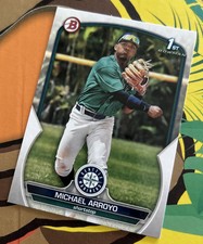 2023 Bowman #BP-63 Michael Arroyo Prospects 1st Bowman Seattle Mariners