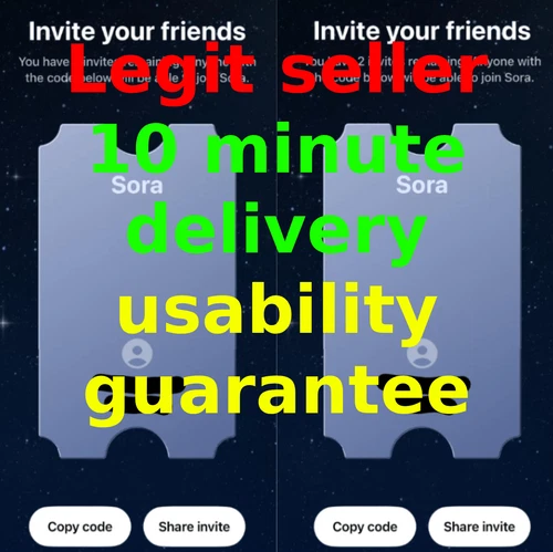 Sora 2 invite Code 1-4x verified & accounts  EINLADUNGSCODE Delivery AI fast