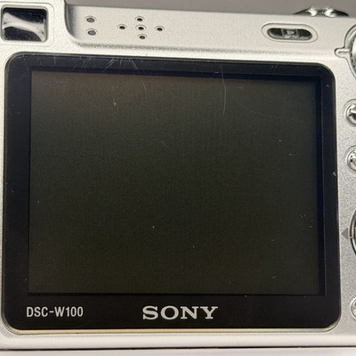 Sony Cyber-shot DSC-W100 8.1MP Digital Camera - Silver for sale