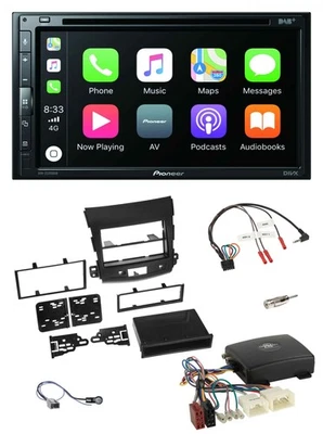 Pioneer DVD 2DIN Lenkrad DAB Bluetooth USB Autoradio für Mitsubishi Outlander 07 - Bild 1 von 4