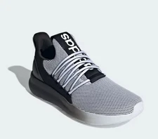 NEW adidas Lite Racer Adapt 7.0 IE6330 White Black Running Shoes (Size 11.5-8.5)