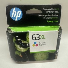 Genuine HP 63XL F6U63AN Tri-Color Ink Cartridge Exp 01/2026