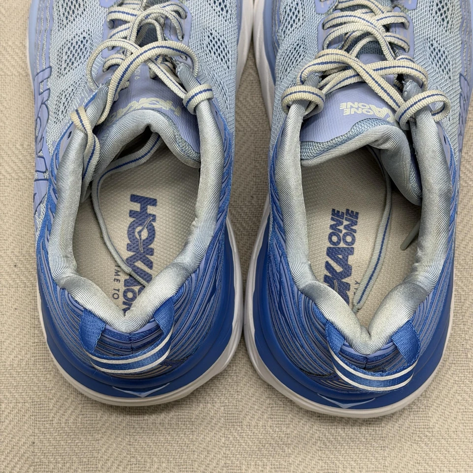 HOKA ONE ONE Shoes Womens Size 10 Blue Bondi 6 Wide Running Mesh Road Sneakers - Image 4 of 4
