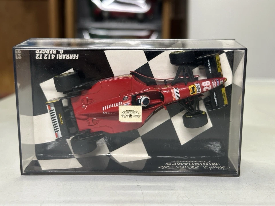1:43 PMA Minichamps F1 race car #28 FERRARI 412 T2 Gerhard Berger 1995 AGIP - Image 4 of 4