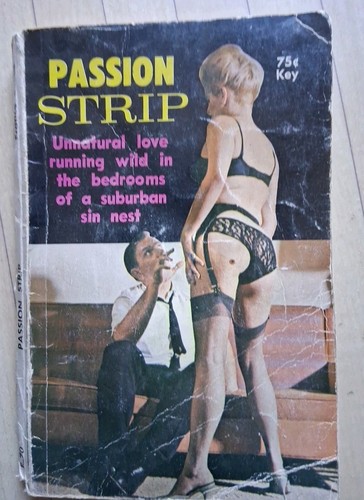 Passion Strip Jim Harmon 1963 France Book Vintage Sleaze GGA Pulp Paperback 1st