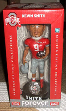 Ohio State Buckeyes Devin Smith 2014 National Champions Red Bobblehead Forever