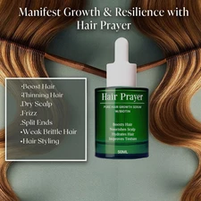 100% Pure Hair Growth Serum W/Rosemary Oil, Castor oil, jojoba oil, Biotin