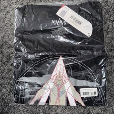 T-shirt ufficiale Assassins Creed Ubisoft nera abbigliamento diffuso uomo UK small