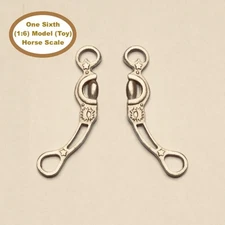 HORSING AROUND One Sixth 1:6 Toy Model Horse Scale WESTERN CELESTIAL BIT Silver