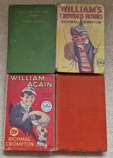 4 x Just William Richmal Crompton Vintage Book Bundle George Newnes Ltd 1950s