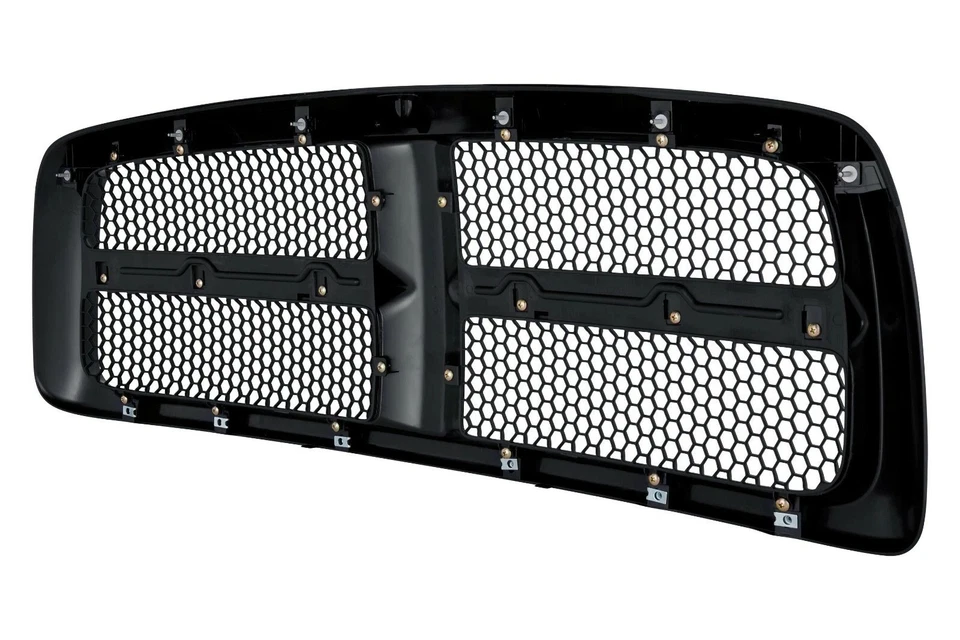 NEW FRONT BLACK GRILLE ASSEMBLY FOR 2002-2005 DODGE RAM 1500 2500 CH1200331 - Image 4 of 4