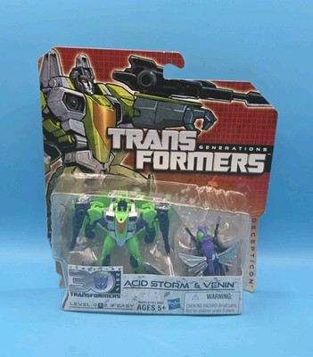 Transformers Generations 30 Thrilling Scout Class Acid Storm & Venin 2014 NEW