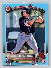 2025 Bowman Draft #BD-152 Slade Caldwell Sky Blue Border #/499
