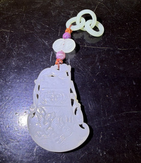 Very Rare Antique/ Vintage Chinese White Jade Pendant Sets