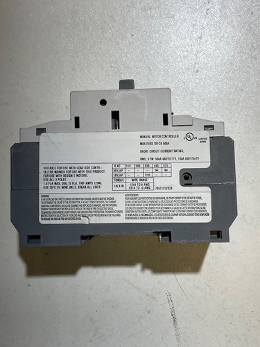 LS Manual Motor Starter, MMS-32S, AC220~690V, 3Pole, 1~1.6A - Picture 3 of 3