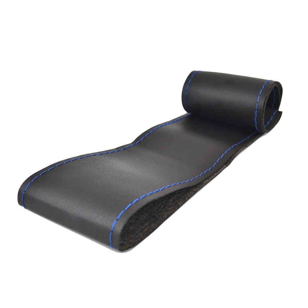 37- 38cm DIY Car Steering Wheel Cover Universal Genuine Leather Non-slip Punched | Australia - Foto 8