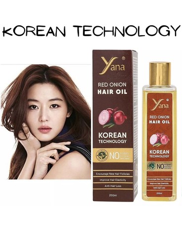 YANA RED ONION HAIR OIL ( KOREAN TECHNOLOGY ) / LONG HAIR OIL FOR FAST GROWTH - Picture 4 of 7