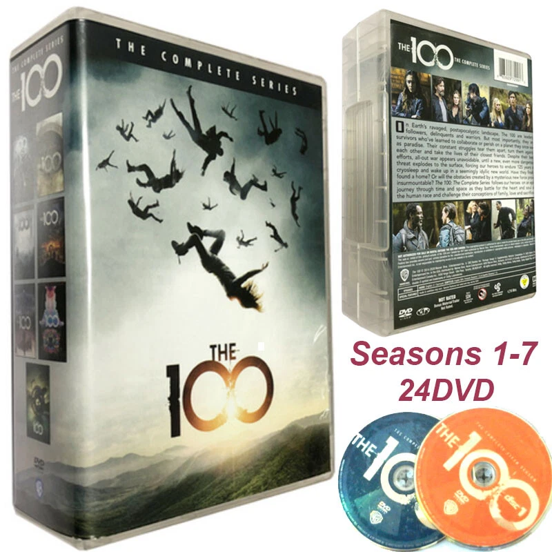 THE 100：24 DVD Seasons 1-7 Complete TV Series 1 2 3 4 5 6 7 BOX SET