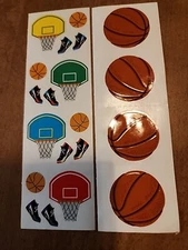 Mrs. Grossman's basketball stickers  Junk Journal, Paper Crafts, Scrapbook