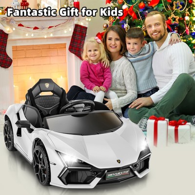 Kids Ride on Car Licensed Lamborghini 12V Electric Vehicles Toy Scissor Doors!