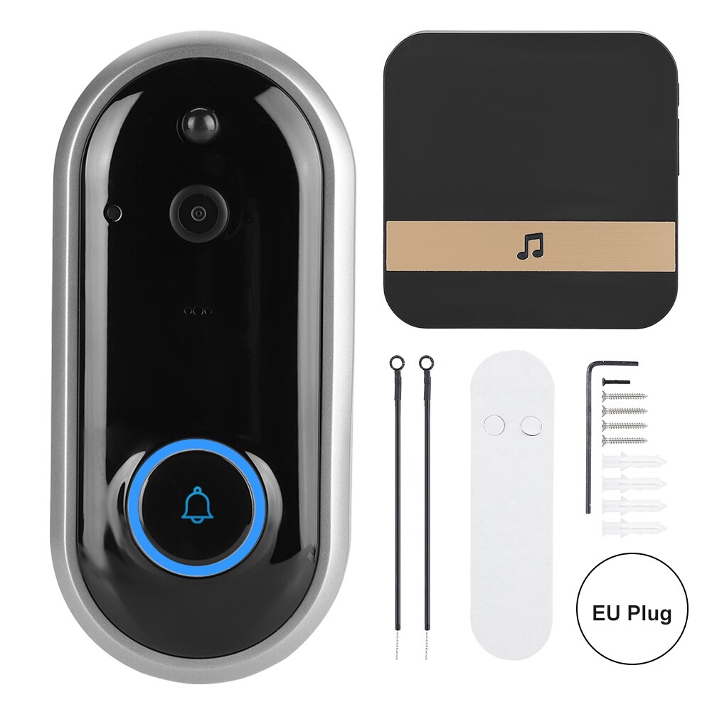 Campanello video WiFi Smart 720P Citofono videocitofonico senza fili di sicurezz Campanello video WiFi Smart 720P Citofono videocitofonico senza fili di sicurezz