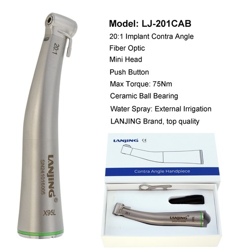 Sistema de motor de implante dental COXO 1:1 pieza de mano quirúrgica 20:1 32:1 contra ángulo - Imagen 23 de 235