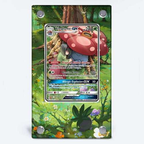 Vileplume GX 211/236 - Pokémon Extended Artwork Protective Card Case - Picture 1 of 3