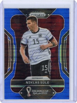 Niklas Sule 2022 Panini Prizm World Cup Qatar Blue Breakaway Prizm /49 #115