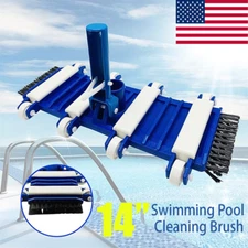 14 " Pool Vacuum Cleaner with Wheel Flexible Swimming Pool Vacuum Head