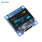 0.96" SPI Serial 128X64 OLED LCD LED Display Module for Arduino Blue Yellow