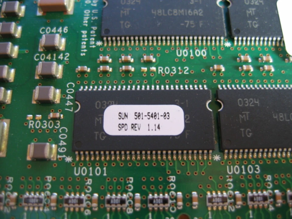 Sun Microsystems 501-5401-03 Memoria RAM 256MB MT18LSDT16144G-75F1 - Immagine 2 di 3