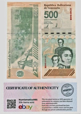 500 DIGITALES Venezuela NEW NOTE 2023 UNC x1 500 Million Bolívares W/COA