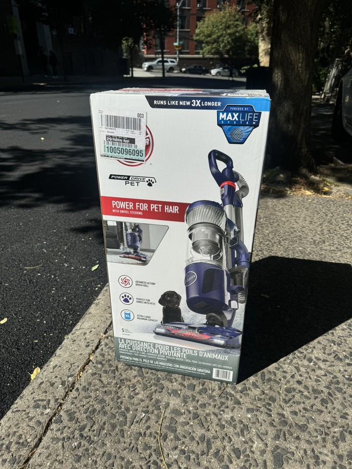 Hoover Power Drive Bagless Multi Floor Upright Vacuum Cleaner UH74210M