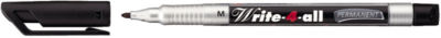 STABILO Permanent-Marker Write-4-all, M 1 mm schwarz, für fast alle Oberflächen