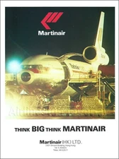 1978 MARTINAIR Holland Airlines McDonnell Douglas DC-10F CARGO ad airways advert