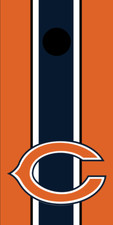 Cornhole Board Wraps Decals Vinyl Stickers Set of 2 - Chicago Bears