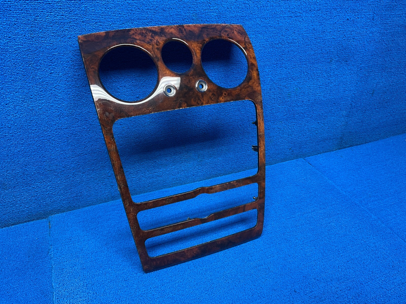 2006 - 2010 BENTLEY CONTINENTAL GTC DASH CENTER WOOD GRAIN PANEL RADIO BEZEL OEM