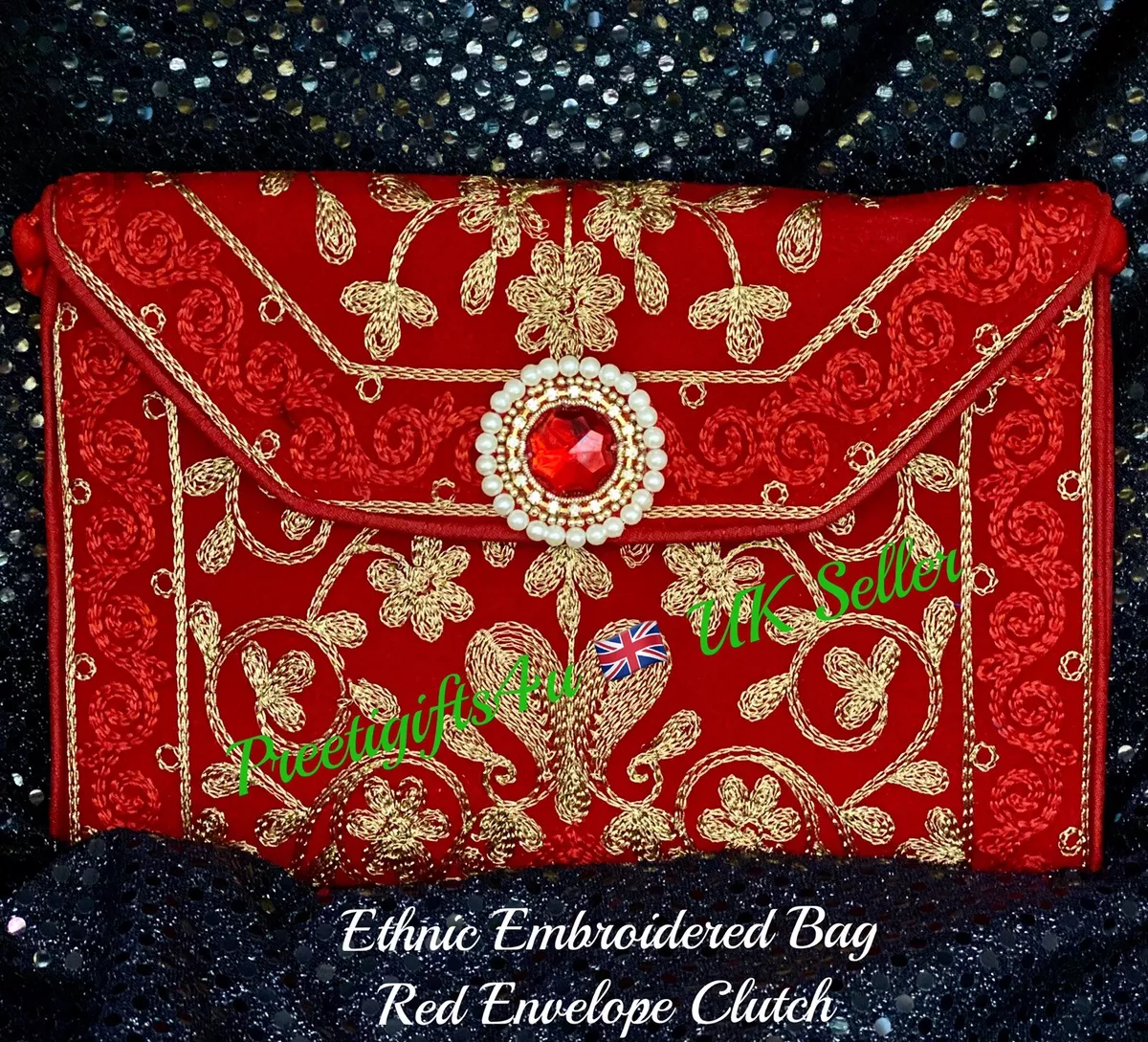 Red purse for wedding sale