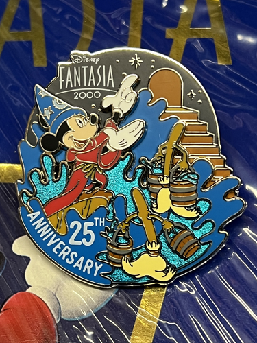 2024 Disney Fantasia 2000 25th Anniversary Sorcerer Mickey LE Pin - Bild 3 von 8