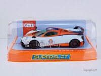 Slot Car Scalextric Superslot H4335 - Pagani Huayra Bc Roadster Gulf Edition''