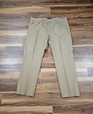 BIG AND TALL, Chaps Brown Pants, Straight Fit, 44 waist